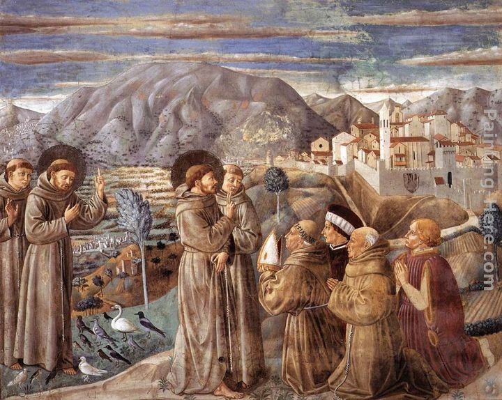 Benozzo di Lese di Sandro Gozzoli Scenes from the Life of St Francis (Scene 7, south wall)